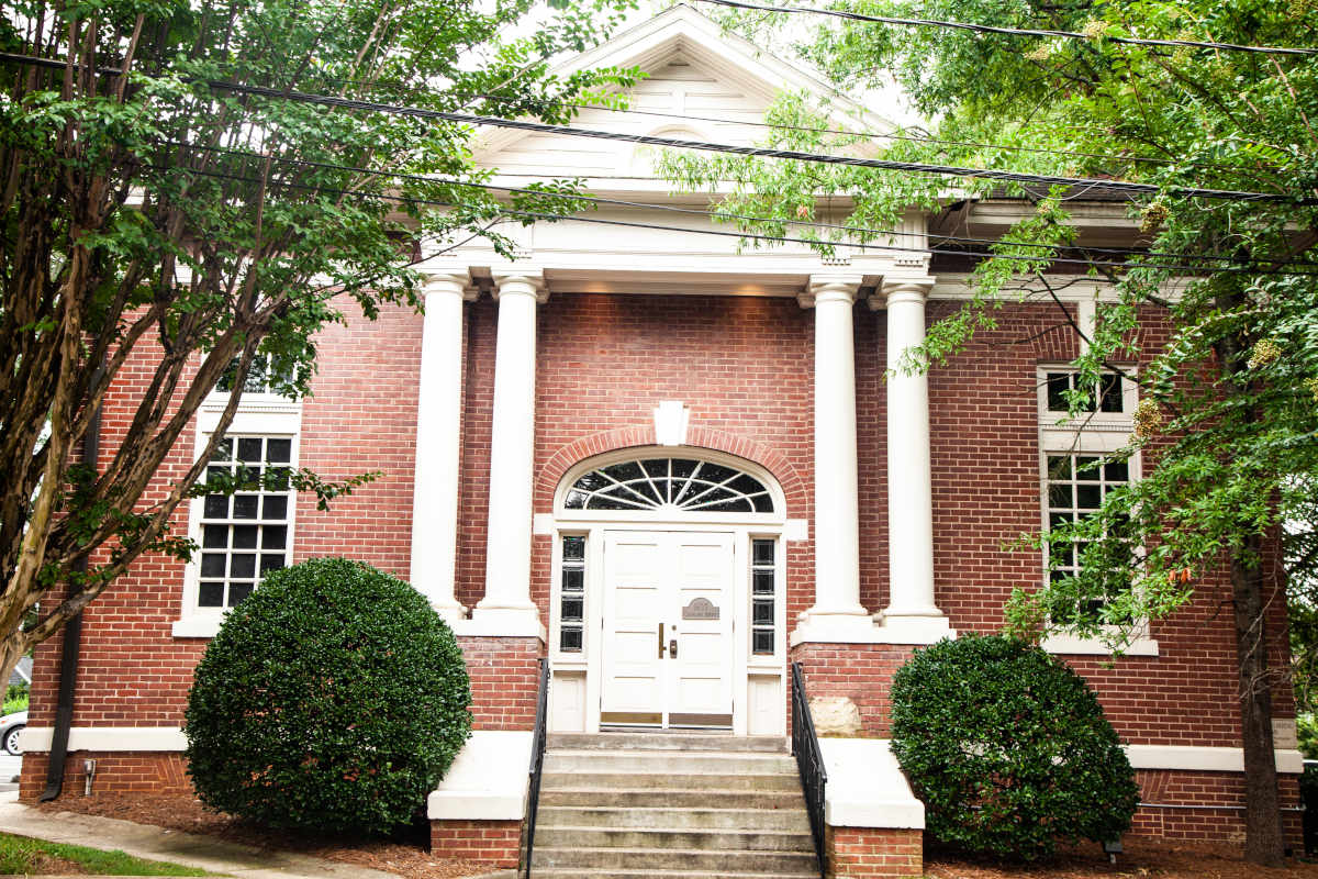 Exterior, main entrance